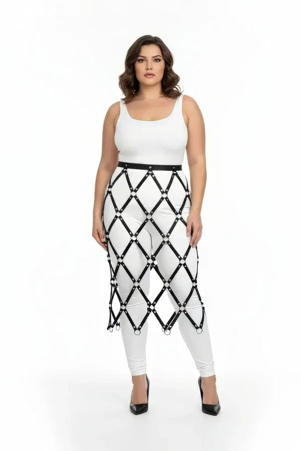 Diamond Lattice Skirt Harness with O-Rings