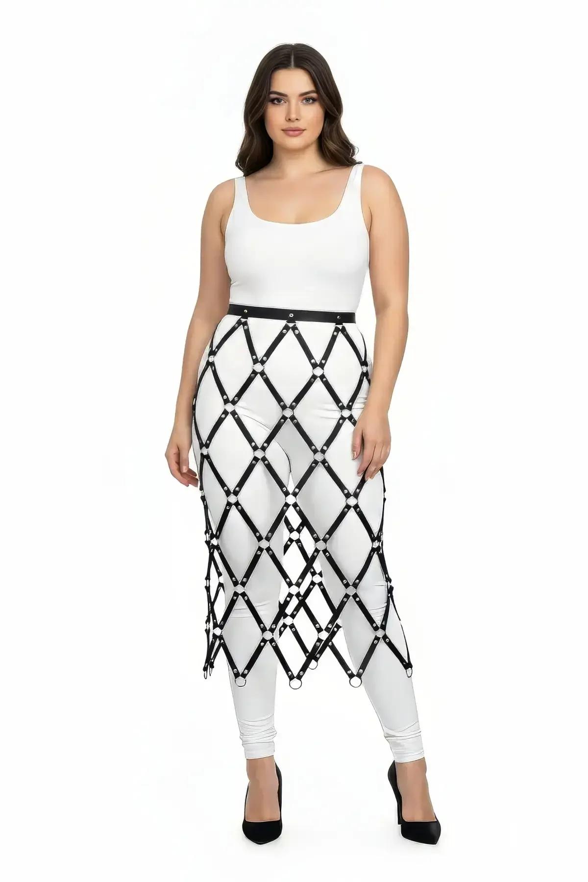 Diamond Lattice Skirt Harness with O-Rings