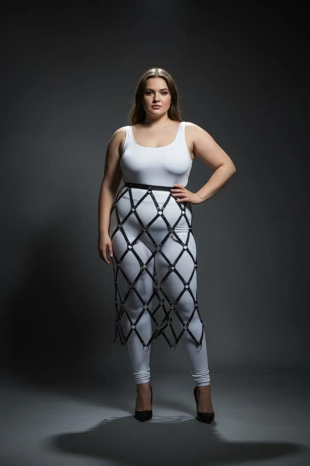 Diamond Lattice Skirt Harness with O-Rings
