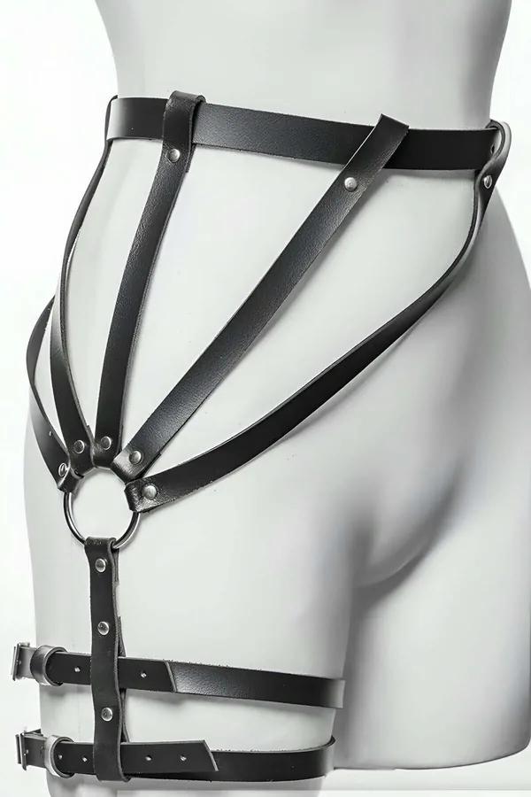 Thigh Harness with Multi-Strap O-Ring Garter