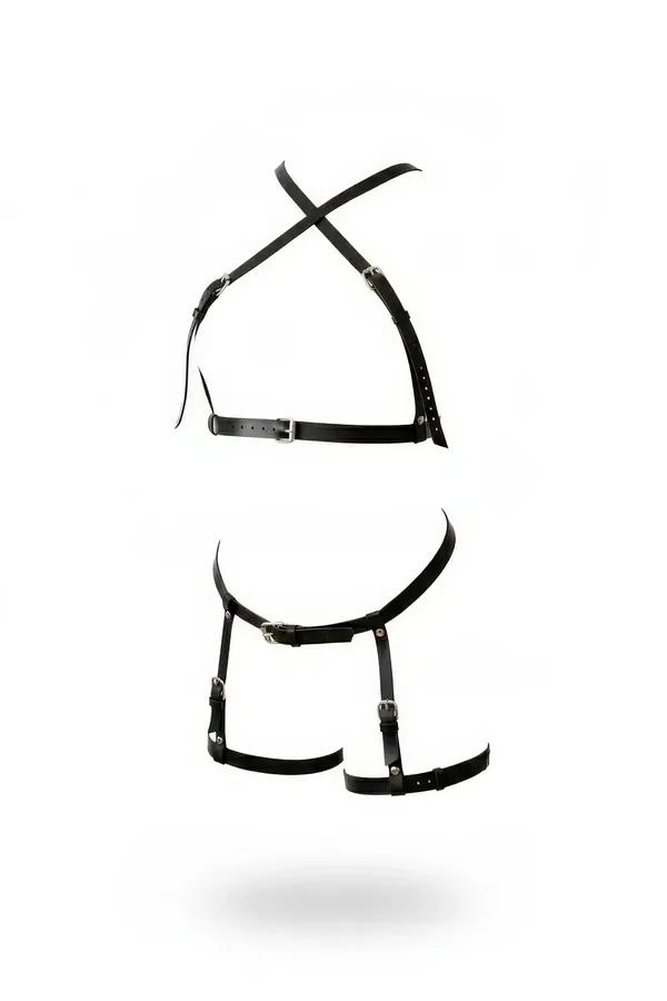 Adjustable Full Body Harness with Cross Shoulder & Leg Straps