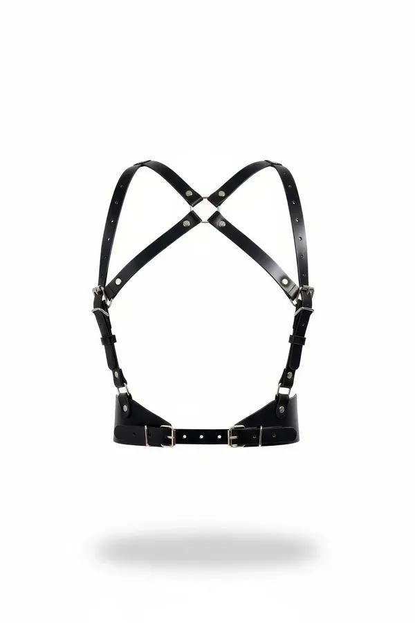Cross-Back Chest Harness with Adjustable Underbust Band