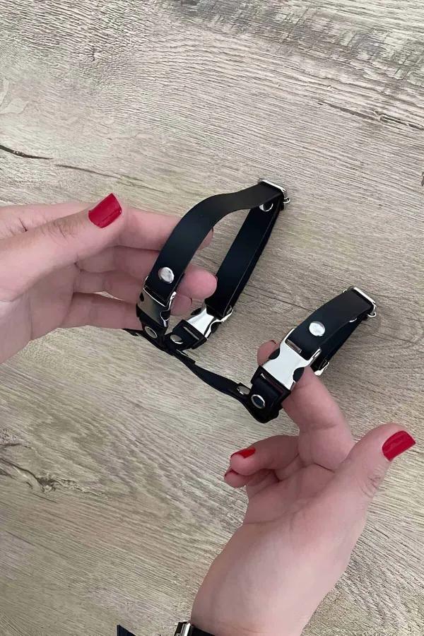 Adjustable Cross Chest Harness with Quick Release Buckles