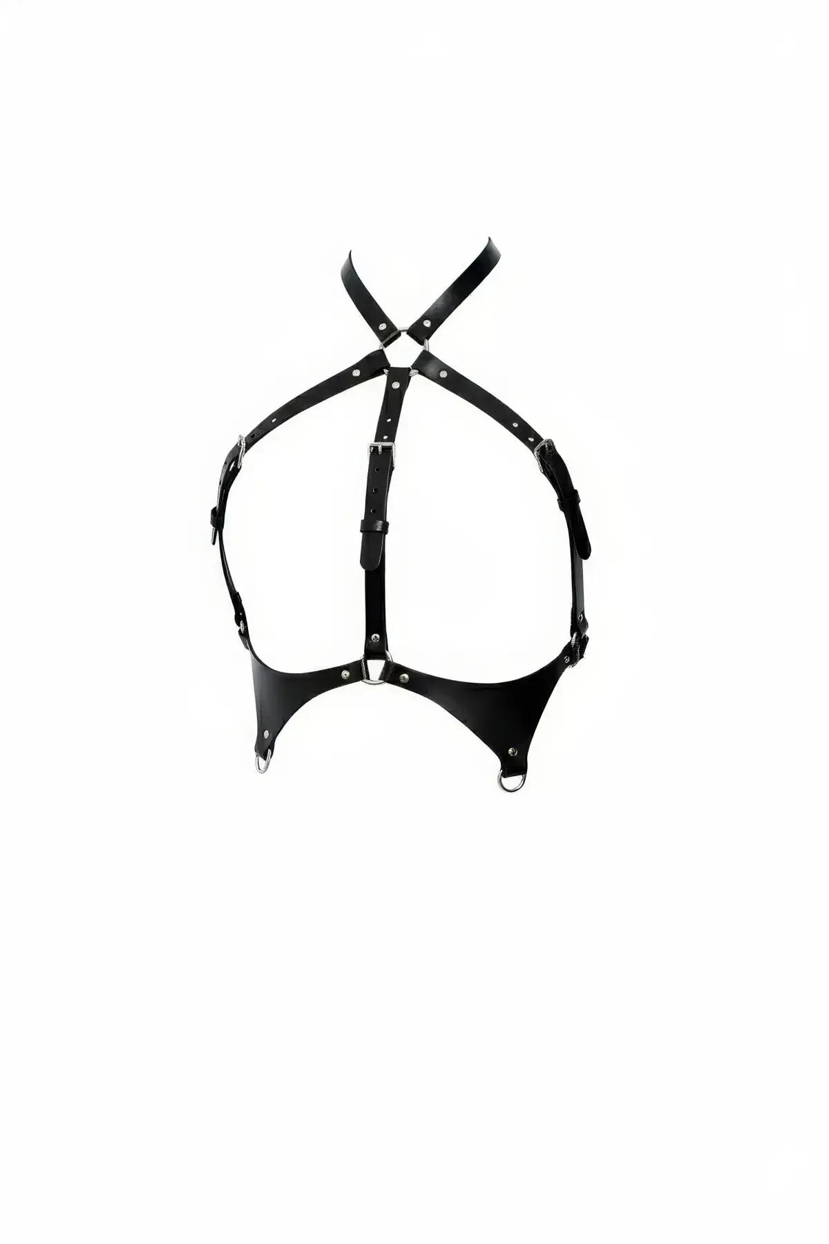 Criss-Cross Chest Harness with Adjustable Buckle Straps