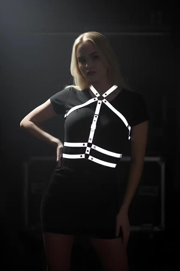 Reflective Chest Harness with Adjustable Straps