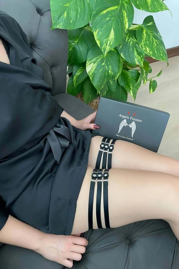 Multi-Strap Garter Leg Harness