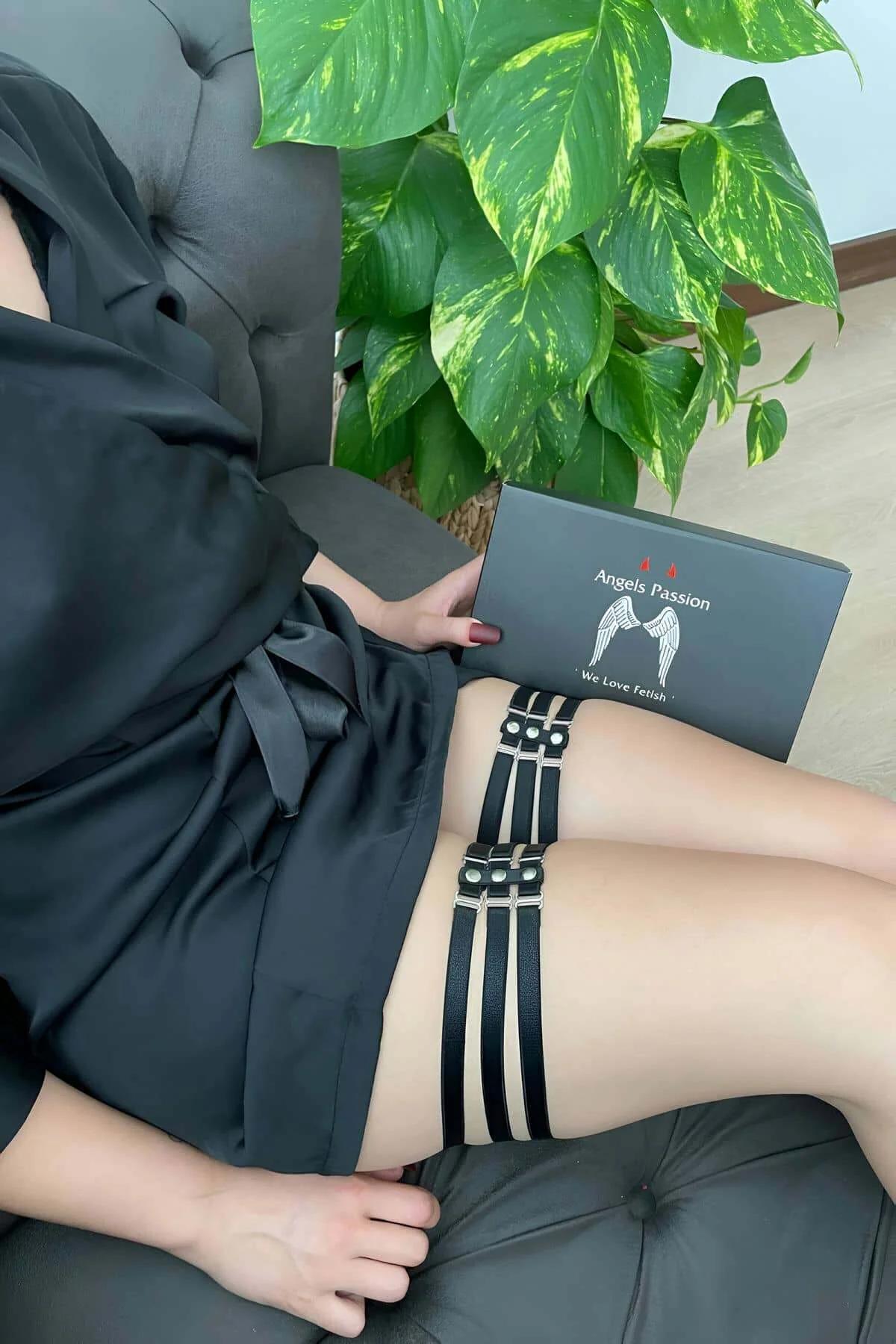 Multi-Strap Garter Leg Harness
