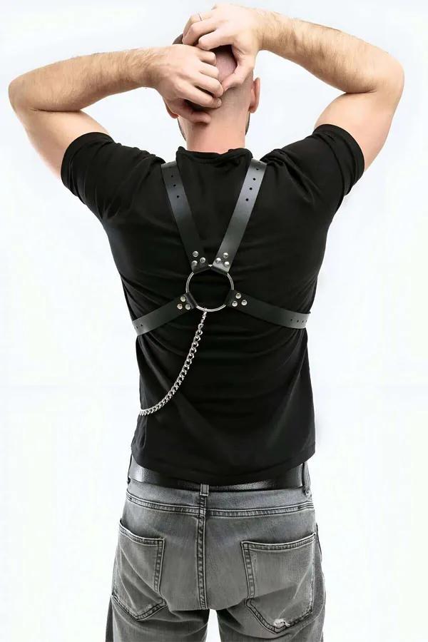 Adjustable Chest Harness with Detachable O-Ring Chain