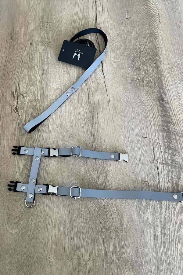 Reflective 'X' Pattern Body Harness with Adjustable Straps