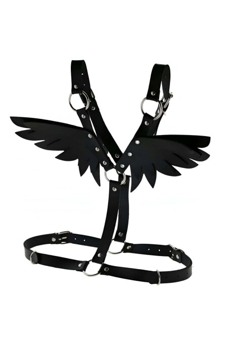 Stylish and Sexy Leather Harness with Wings - PNT642 - 3