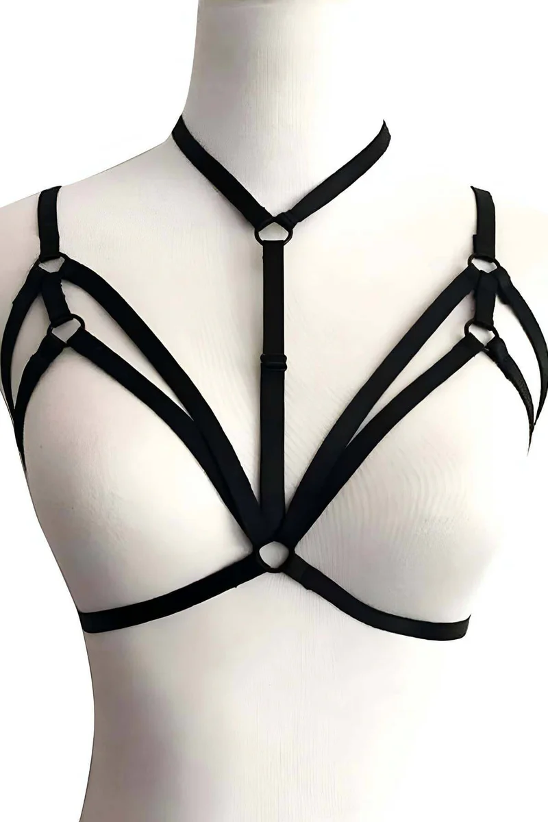 Chest Harness for Women - Adjustable Strap Lingerie Top