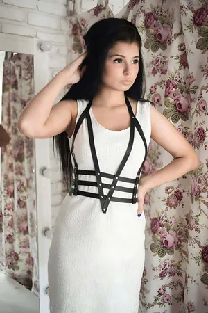 Chest Harness for Women - Stylish Faux Leather Body Accessory