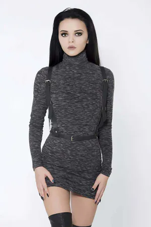 Fashion Harness for Women – Adjustable Faux Leather Body Belt