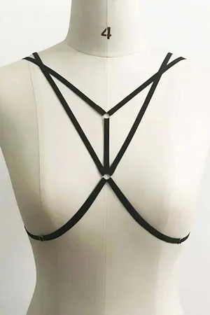 Strappy Chest Harness for Women - Adjustable Body Lingerie