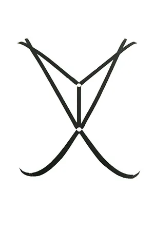 Strappy Chest Harness for Women - Adjustable Body Lingerie