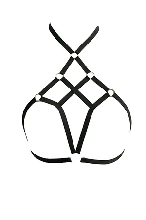 Chest Harness Lingerie Cage Strap Top for Women
