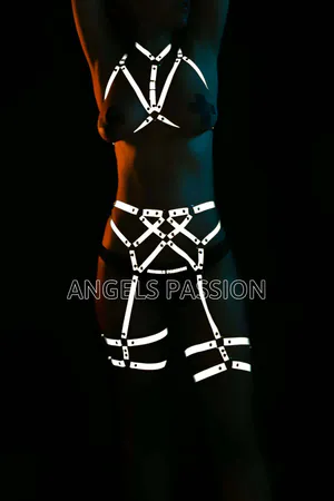 Reflective Harness Complete Set | Glow in the Dark Festival Wear