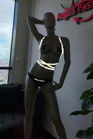 Reflective Harness Top for Women - Dazzling Body Accessory