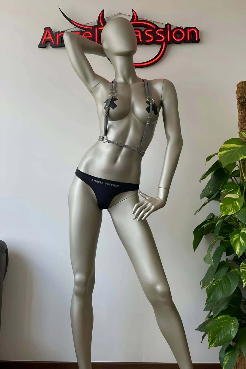 Reflective Body Harness Top for Club & Festival Outfits