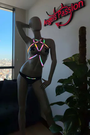 Reflective Body Harness for Women - Iridescent Rave Festival Wear