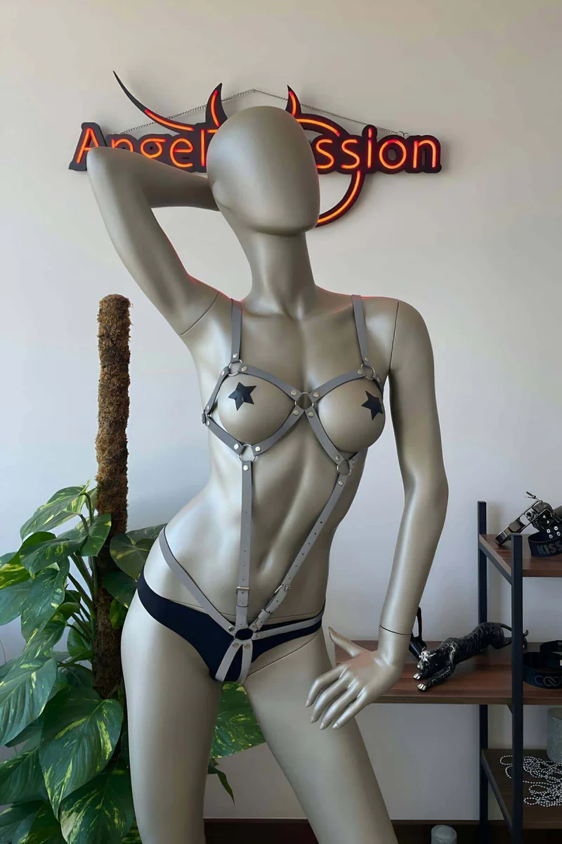 Reflective Body Harness for Women - Dazzling Festival Rave Wear