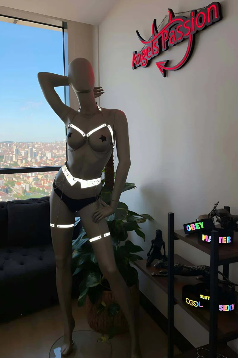 Reflective Harness Set for Rave & Festival Outfits