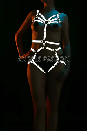 Reflective Full Body Harness Set - Luminous Rave & Festival