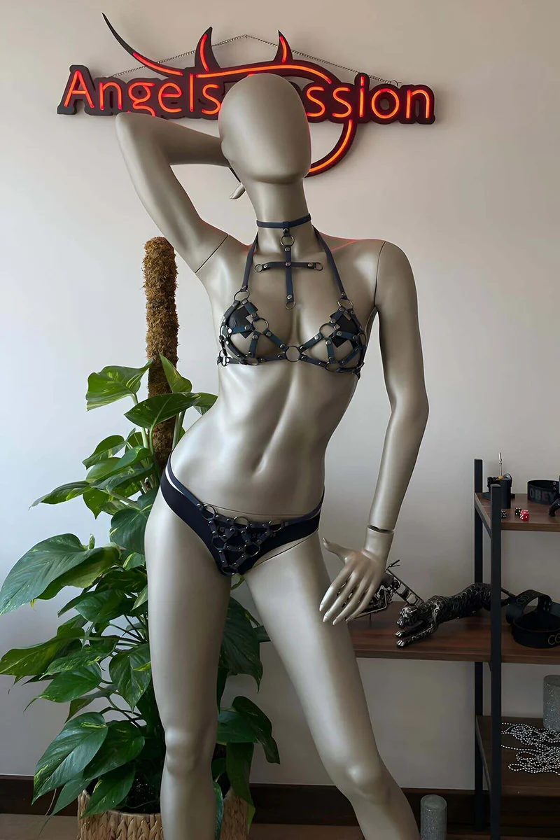 Glow in the Dark Harness Set - Reflective Festival Rave Outfit
