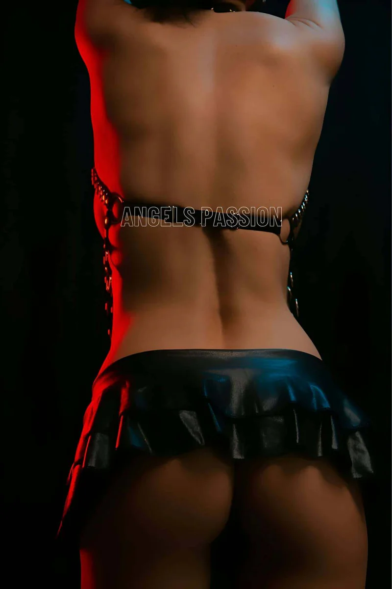 Sexy Elastic Bustier - Chest-Exposing Bustier Elastic Harness - APFT567