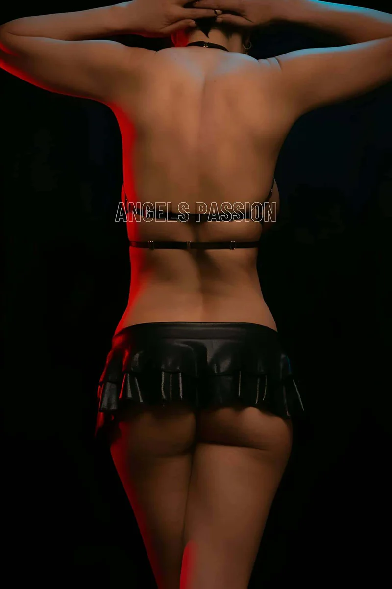 Sexy Chest Harness with Elastic and Ring Detail - Fantasy Harness Set Underwear - APFT578