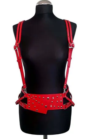 Fancy Leather Shoulder Strap Harness - APFT918