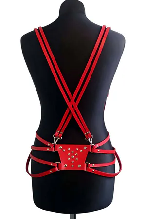Fancy Leather Shoulder Strap Harness - APFT918