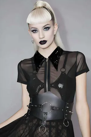 Leather Waist Belt with Nail Detail, Stylish Women's Dress Belt, Women's Corset Belt - APFT1251