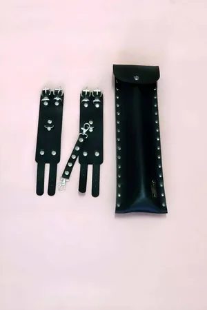 Handcuffs - Whip Set, Whip Set, Fancy Handcuff Set - APFT1304