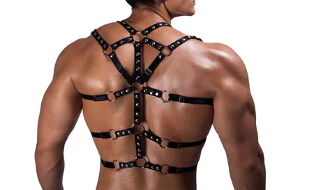 Men's Rubber Chest Harness - APFTM191