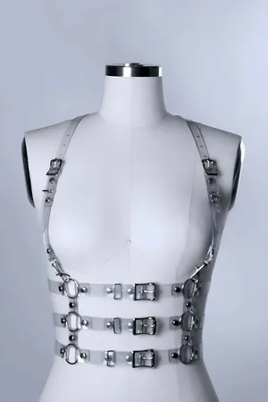 Off-the-Shoulder Transparent Dress Belt, Crop Belt, Blouse Belt - APFT1058