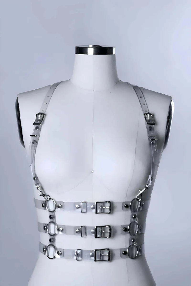 Off-the-Shoulder Transparent Dress Belt, Crop Belt, Blouse Belt - APFT1058