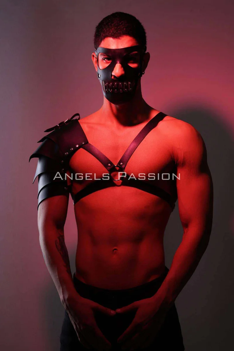 Shoulder Armor Harness Back View Adjustable