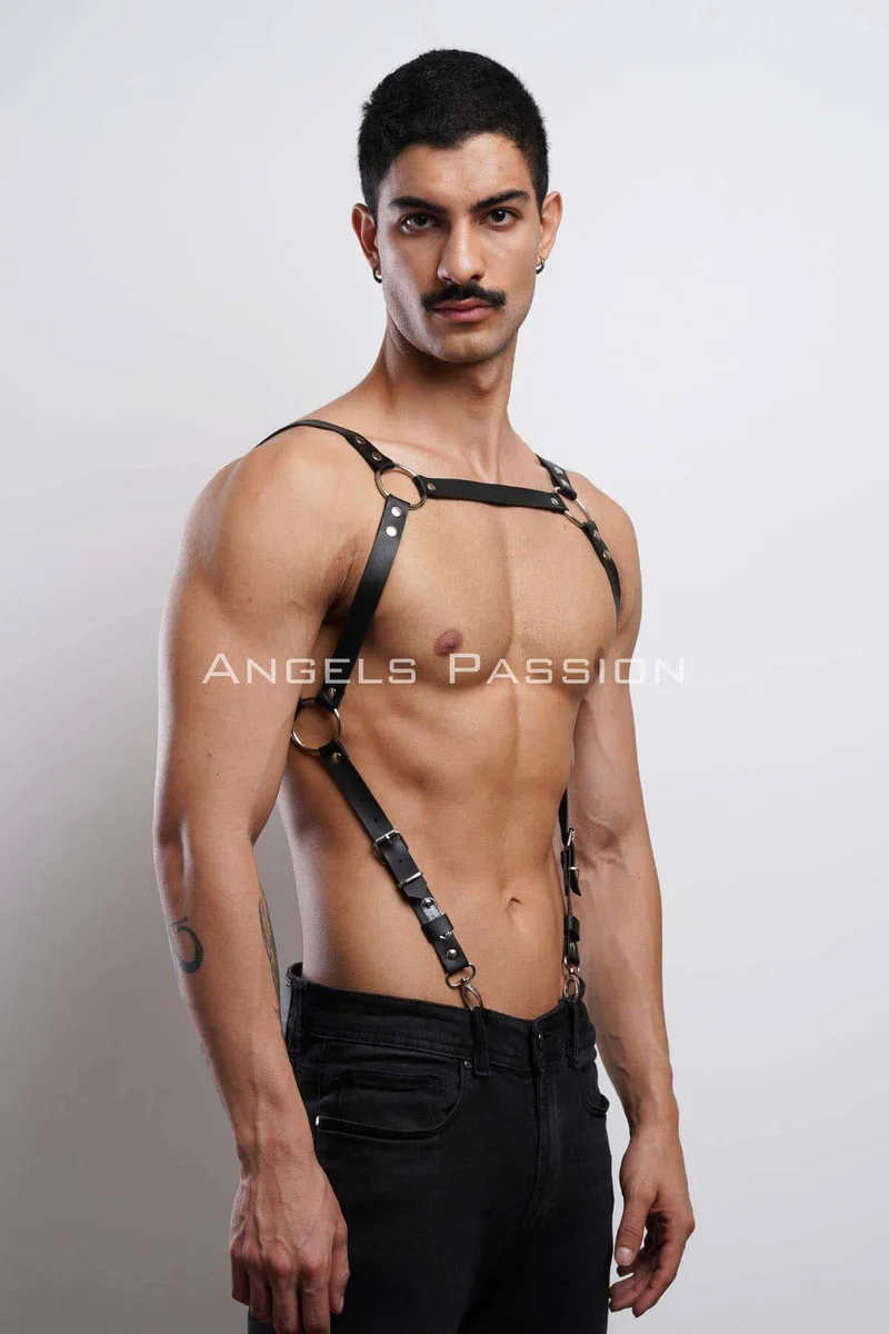 Fashion Harness Outfit Black with O