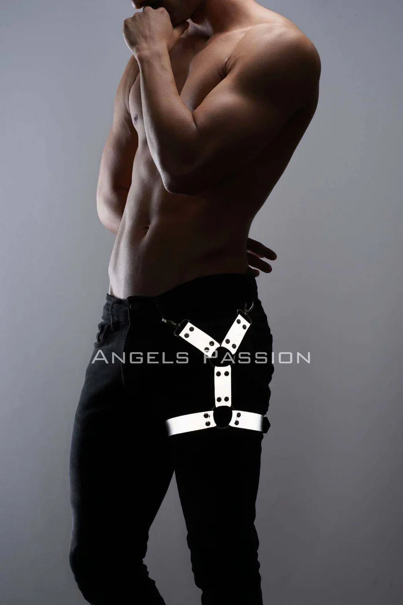 Grey Reflective Thigh Harness