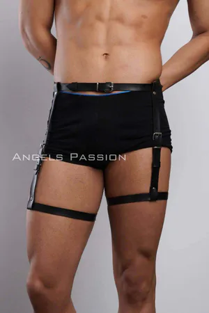 Adjustable Waist And Leg Men's Harness, Men's Suspenders - APFTM81