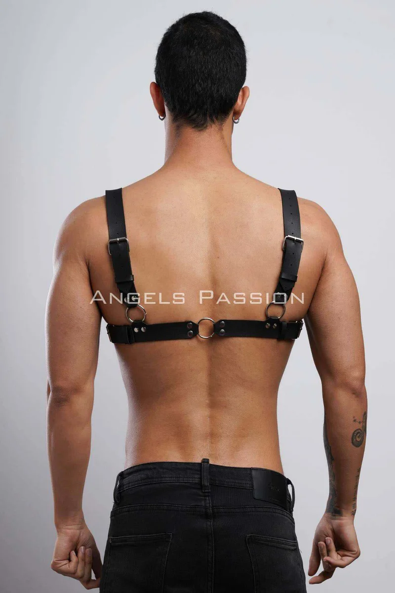 Festival harness black chestwear with