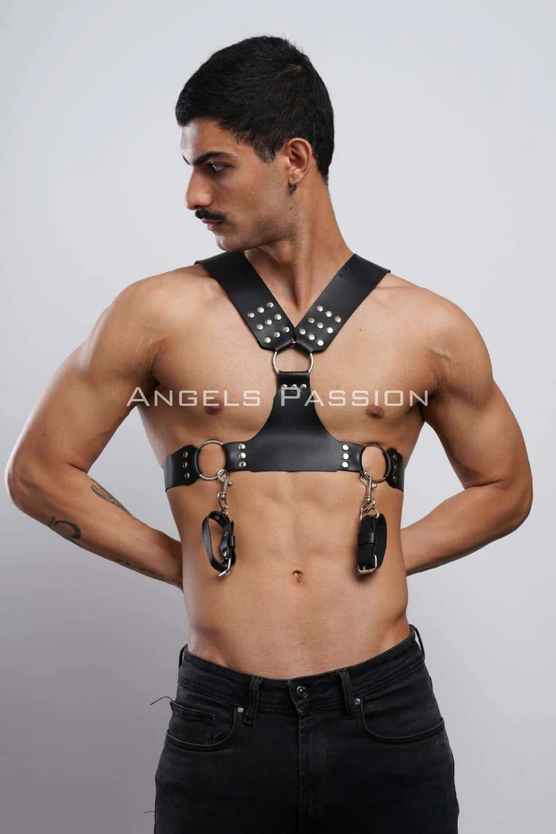 Men's festival outfit black