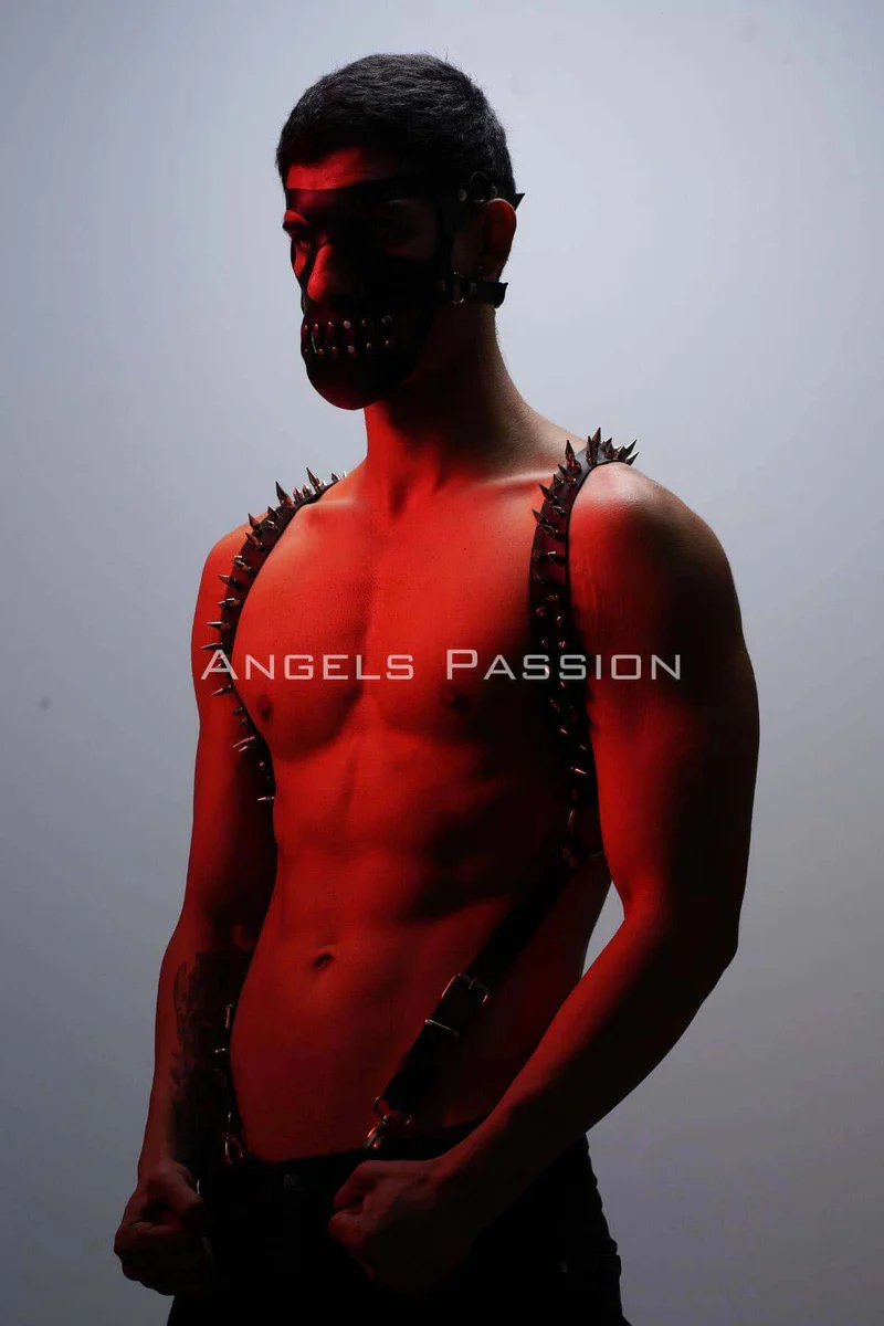 Spiked Harness Close-Up