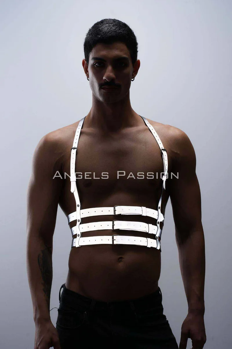 Reflective Chest Harness Front View Adjustable Buck