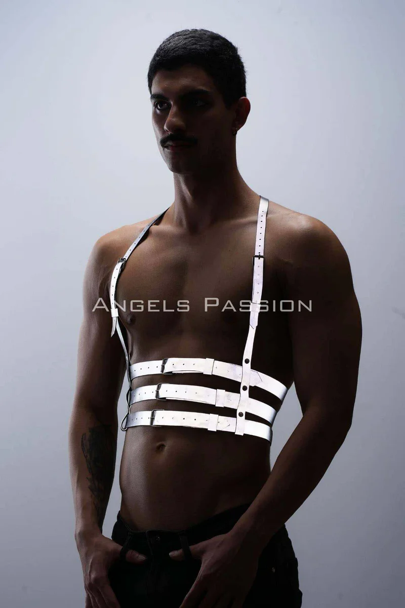Party Reflective Body Harness Side View