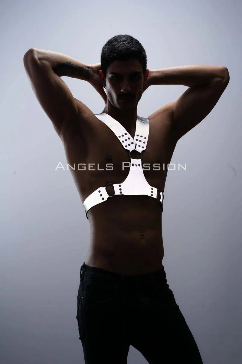 Studded Festival Harness Fashion Accessory Close