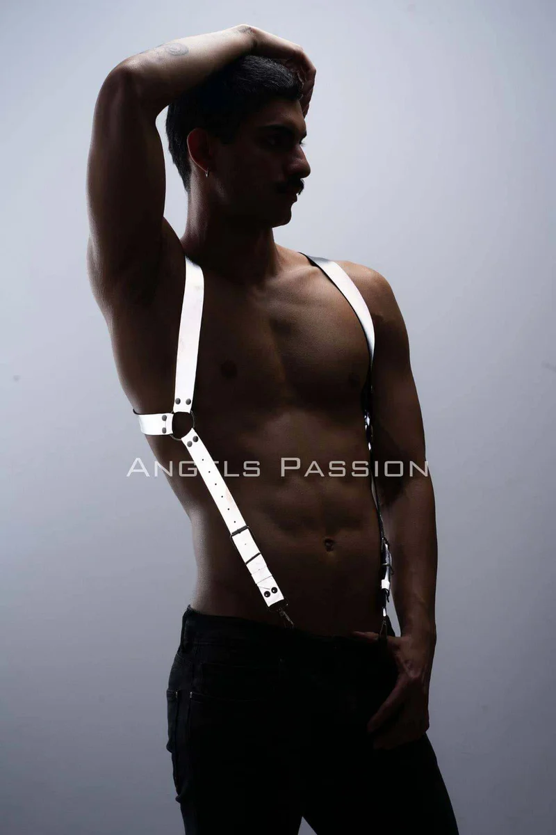 Reflective Suspenders Men