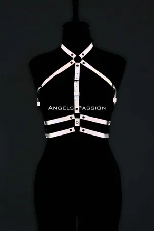 Glow in the Dark Stylish Chest Harness, Harness Patywear - APFT218