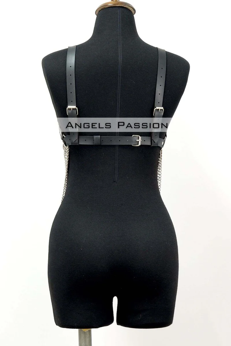 Large Size Chain Chest Harness - APFT534_S2